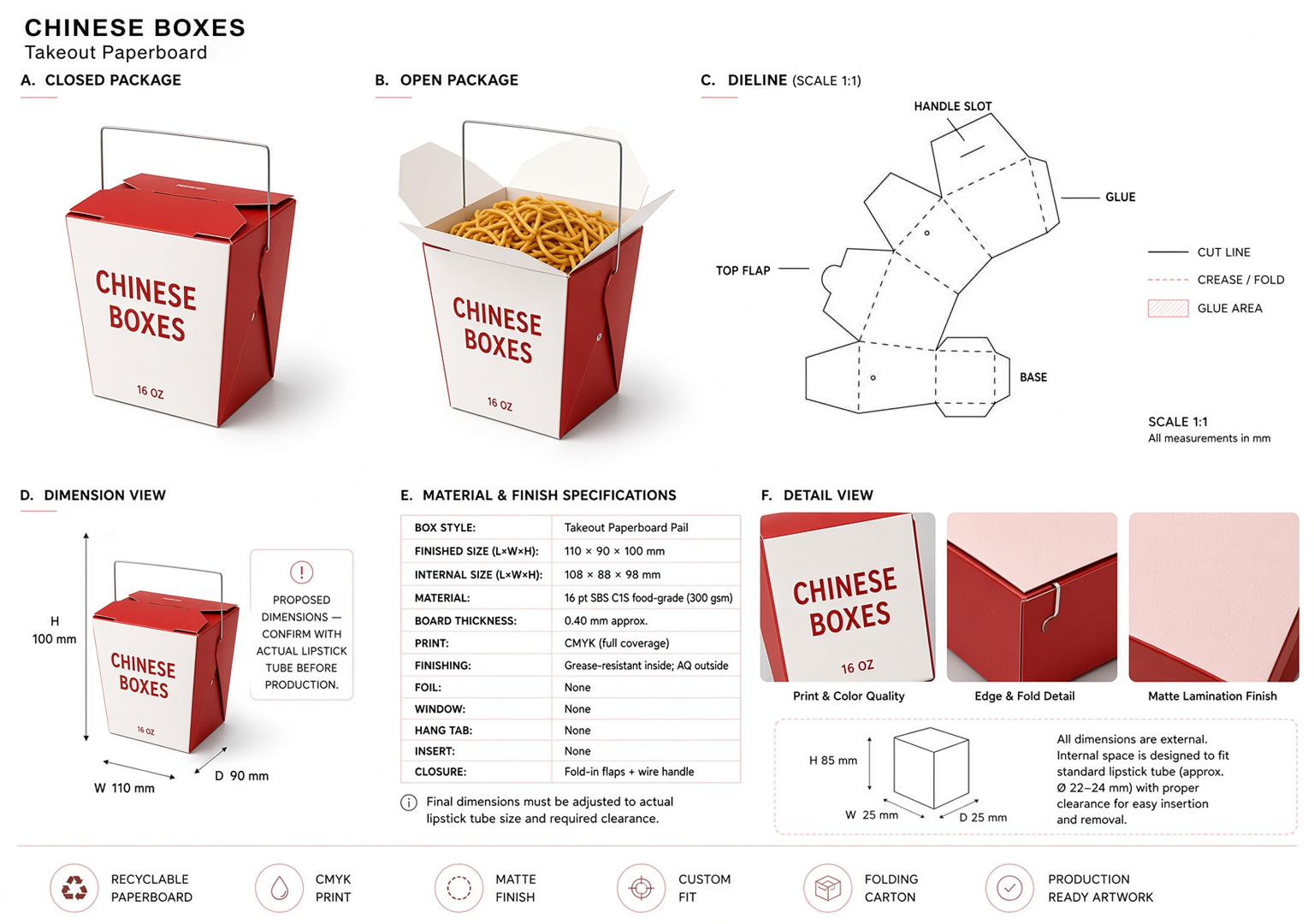 Chinese Noodle Boxes - BoxesMe